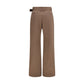 Lemaire Brown Polyester Casual Pants