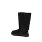 UGG Black Suede Leather Lace-Up Boots