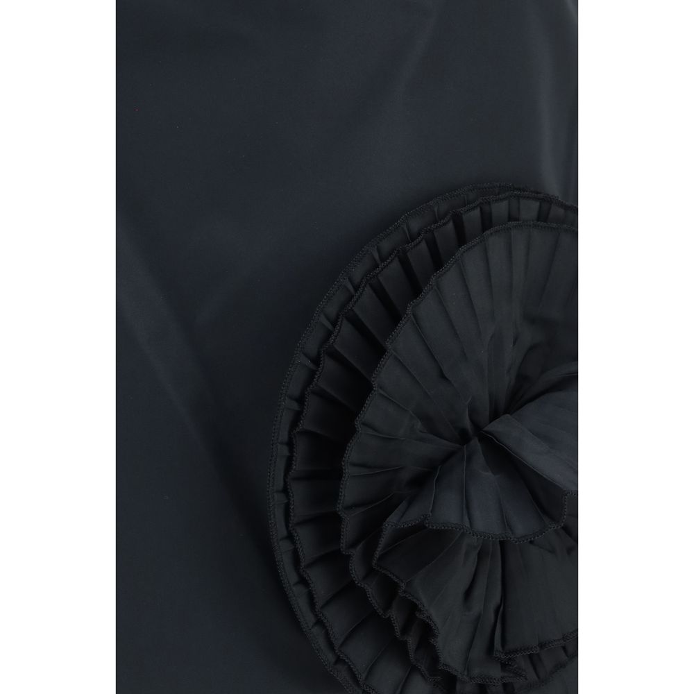 Blumarine Black Polyester Mini Skirt