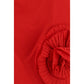 Blumarine Red Polyester Mini Skirt