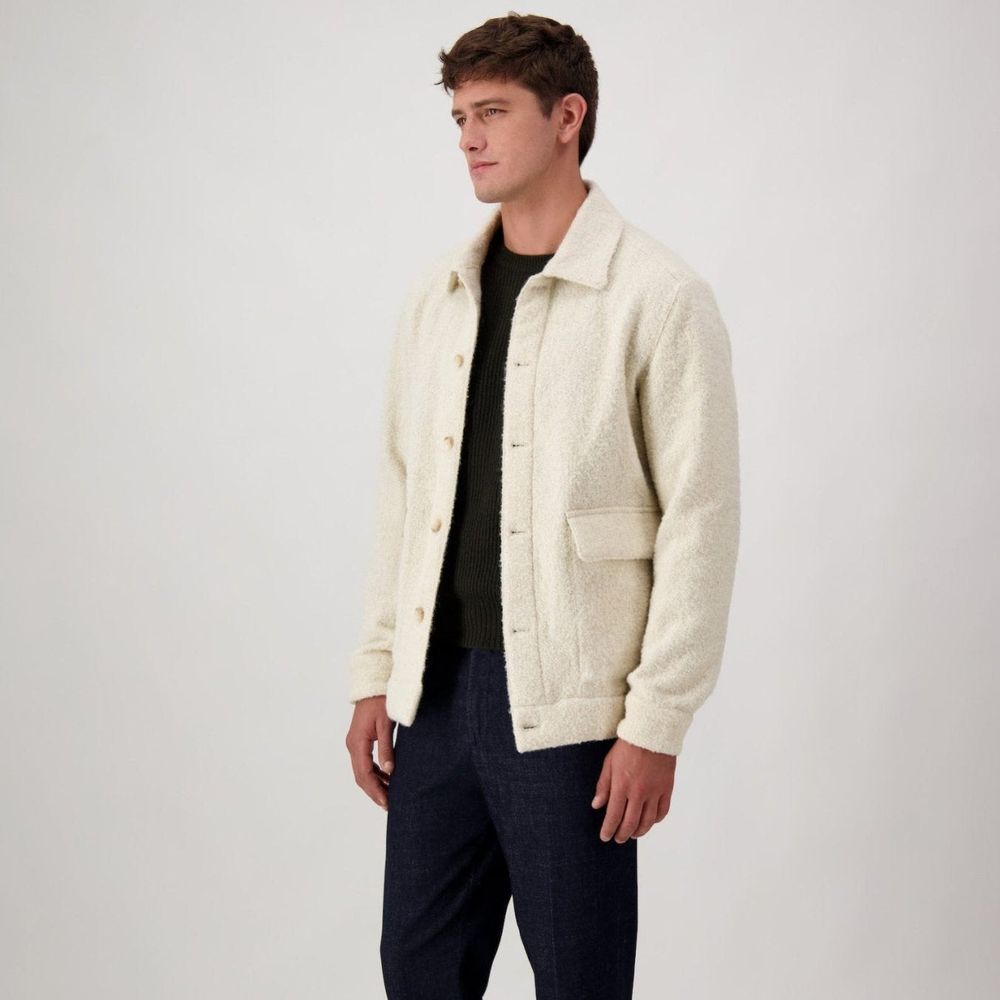 Autore Beige Virgin Wool Jacket
