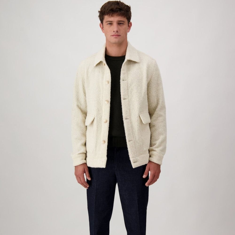 Autore Beige Virgin Wool Jacket
