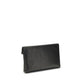 Saint Laurent Black Calf Leather Bos Taurus Clutch Bag