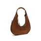 Moschino Brown Suede Leather Shoulder Bag