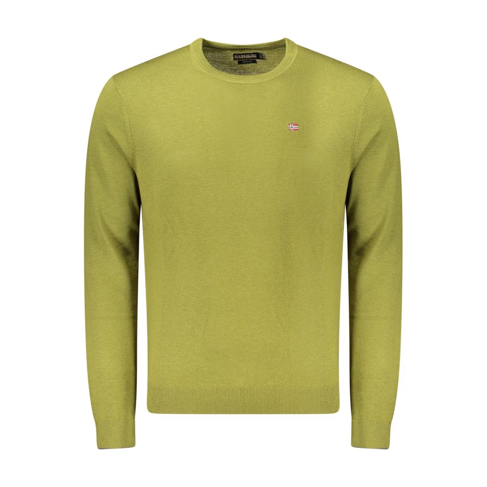 Napapijri Green Wool Men's Sweater