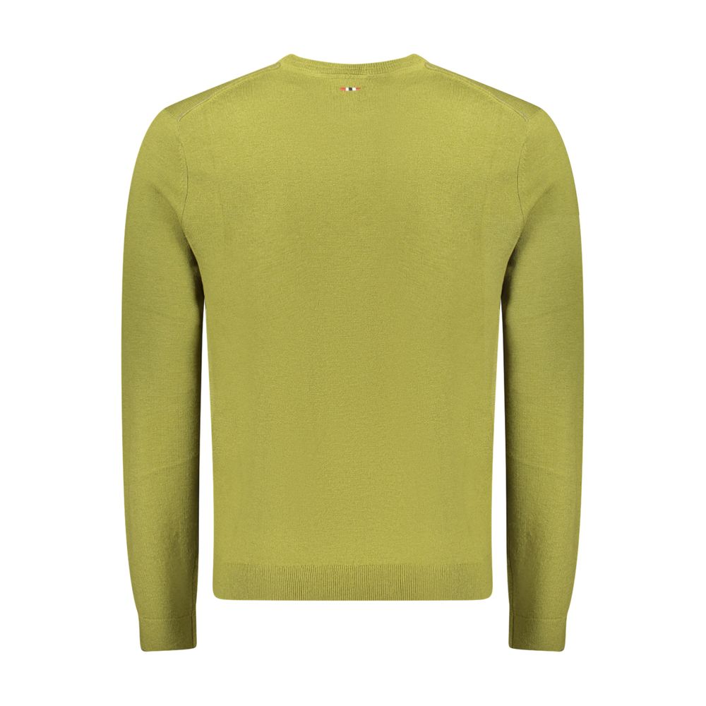 Napapijri Green Wool Men's Sweater