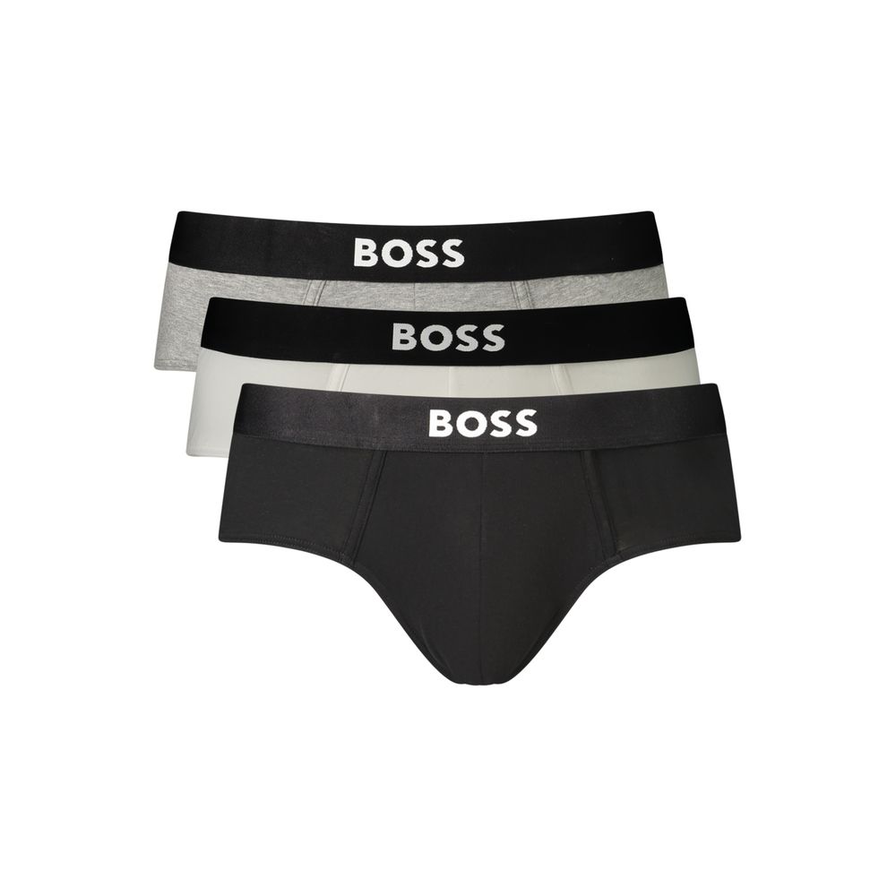 Hugo Boss Black Cotton Mens Underwear
