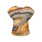 Desigual Beige Viscose Womens T-Shirt