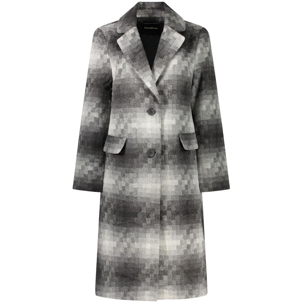 Desigual Gray Polyester Women's Jacket