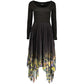 Desigual Black Viscose Women's Dress