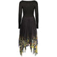 Desigual Black Viscose Women's Dress