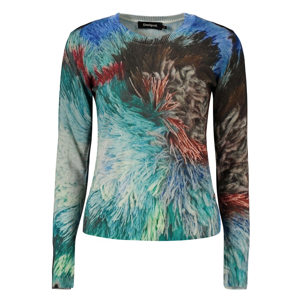 Desigual Blue Viscose Women Sweater