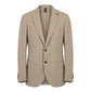 Roberto Pepe Luxury Beige Linen Men Jacket