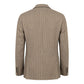 Roberto Pepe Luxury Beige Linen Men Jacket