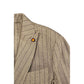Roberto Pepe Luxury Beige Linen Men Jacket