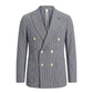 Roberto Pepe Luxury Blue Cotton Men Jacket