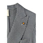 Roberto Pepe Luxury Blue Cotton Men Jacket