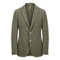 Roberto Pepe Luxury Green Cotton Men's Jacket