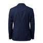 Roberto Pepe Luxury Blue Cotton Men Jacket
