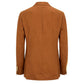 Roberto Pepe Luxury Brown Linen Men's Jacket