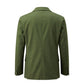 Roberto Pepe Luxury Green Cotton Men Jacket