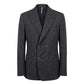 Roberto Pepe Luxury Blue Viscose Men Jacket