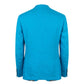 Roberto Pepe Luxury Blue Cotton Men's Jacket