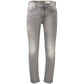 Hugo Boss Grey Cotton Men's Jeans