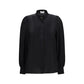 Alexander McQueen Black Silk Blouse