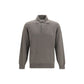 Brunello Cucinelli Brown Cashmere Polo Shirt
