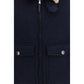 Brunello Cucinelli Blue Cashmere Full-Length Jacket