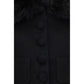 Self-Portrait Black Wool Oves Aries Full-Length Jacket