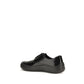 Prada Black Calf Leather Bos Taurus Low Top Sneakers