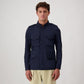 Autore Navy Blue Cotton Shell Jacket