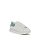Alexander McQueen White Calf Leather Bos Taurus Chunky Sneakers