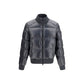 Moose Knuckles Gray Nylon Bomber