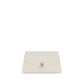 Alexander McQueen White Calf Leather Bos Taurus Clutch Bag