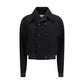Ami Paris Black Wool Oves Aries Bomber