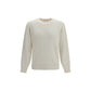 Brunello Cucinelli White Cashmere Sweater