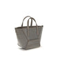 Brunello Cucinelli Gray Calf Leather Bos Taurus Shoulder Bag