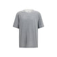 Brunello Cucinelli Gray Cotton T-Shirt