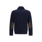 Barbour Blue Wool Oves Aries Cardigan