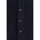 Barbour Blue Wool Oves Aries Cardigan