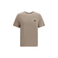 Maison Kitsuné Beige Cotton T-Shirt