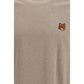 Maison Kitsuné Beige Cotton T-Shirt