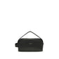 Prada Black Calf Leather Bos Taurus Shoulder Bag