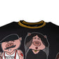 Dolce & Gabbana Black Cotton T-Shirt