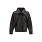 Balenciaga Black Lamb Ovis Aries Leather Jacket