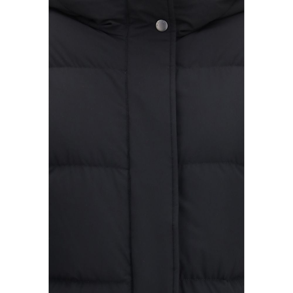 Woolrich Black Polyamide Coat