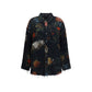 R13 Black Cotton Pattern Shirt